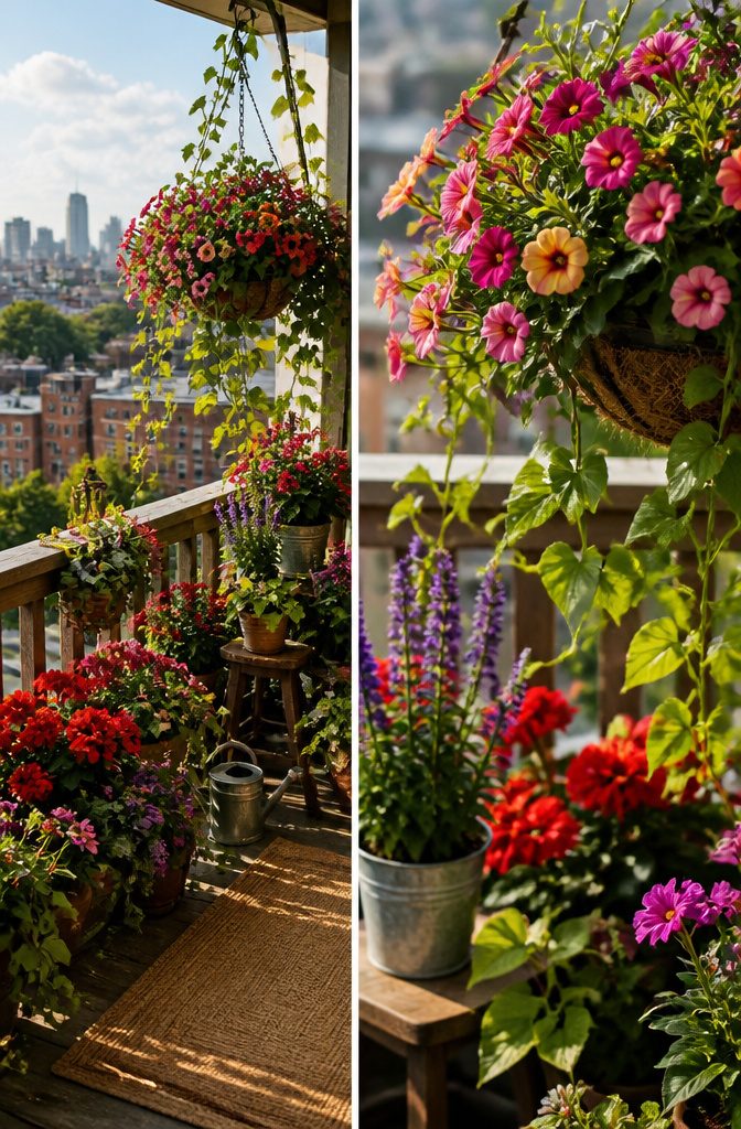Colorful flowers blooming throughout the seasons for hummingbirds.