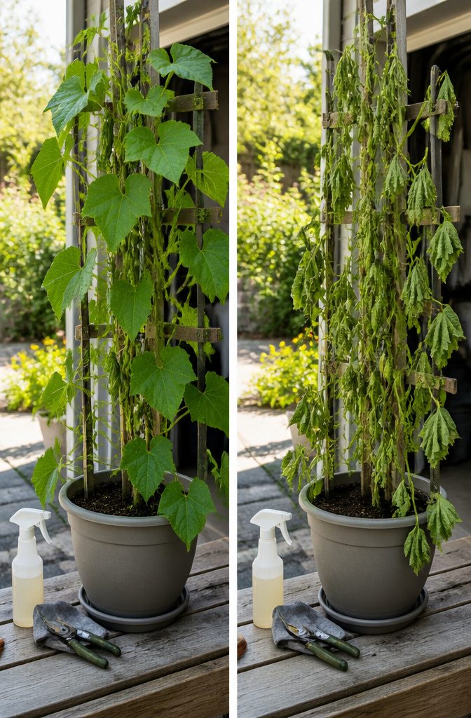 An information image illustrating pest and disease resistance in cucamelons.