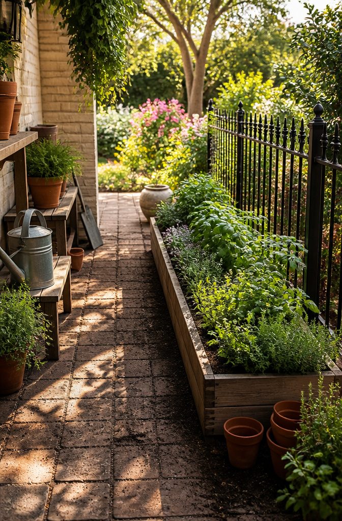 How to Grow a Culinary Herb Garden: A 7-Step Guide (2026) 1 A photograph of a sunny garden area suitable for planting herbs.