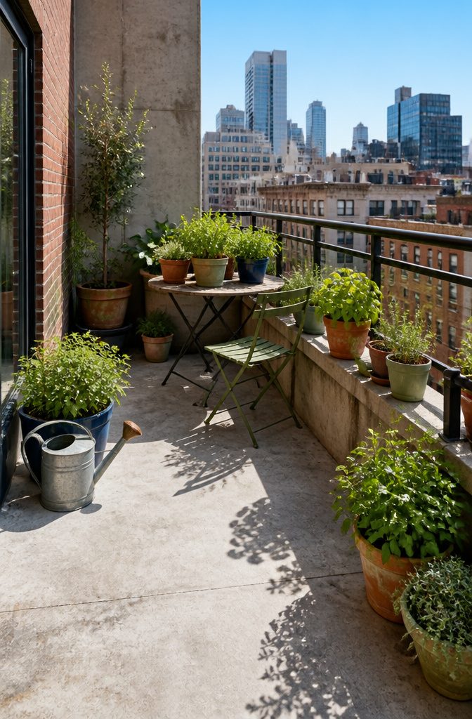 How to Grow a Culinary Herb Garden: A 7-Step Guide (2026) 10 Herbs planted in containers with drainage holes and potting mix.