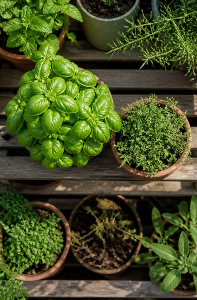 How to Grow a Culinary Herb Garden: A 7-Step Guide (2026) 12 A garden bed illustrating incompatible herb pairings.