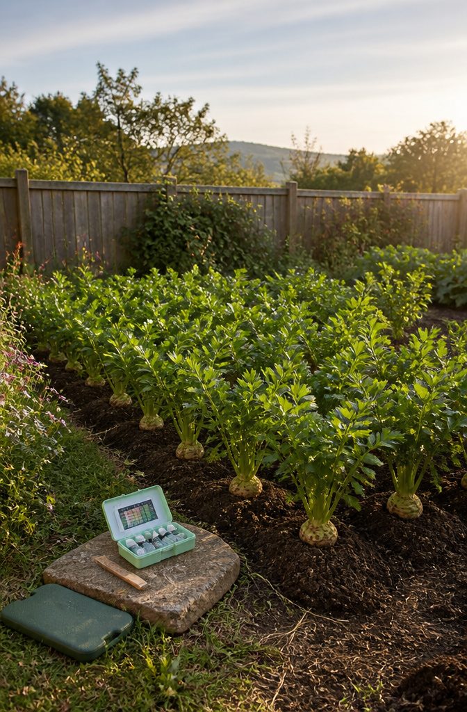 Image showing celeriac growing conditions and soil requirements.
