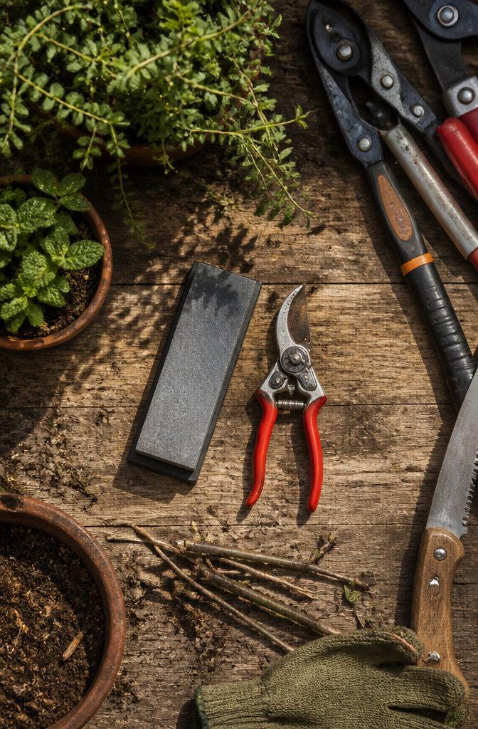 Pruning Time for Spring Blooming Shrubs: A Step-by-Step Guide 10 A set of pruning tools including hand pruners and loppers.