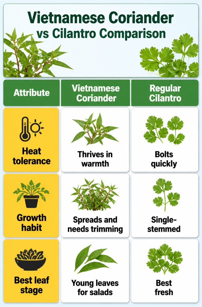 Vietnamese Coriander: Growing, Cooking, Using and Storing 11 Vietnamese Coriander Versus Cilantro