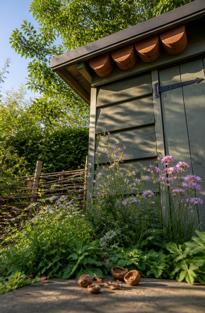 Wildlife Garden Project: 15 Practical Ideas for 2026 12 A tall chimney swift tower built for nesting birds in a garden.